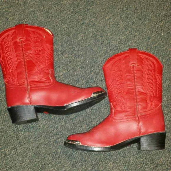 Girls Size 3 Red Durango Boots